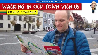 Walking around Vilnius, Lithuania with Frank Zappa, Pink Floyd, and The Beatles