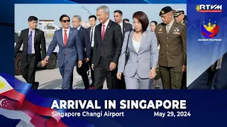 Arrival in Singapore
