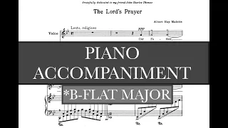 The Lord's Prayer (A. Malotte) - Bb/B-Flat Major Piano Accompaniment - Karaoke