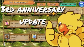 【DFFOO】#13 3rd anniversary chocobo panel mission update