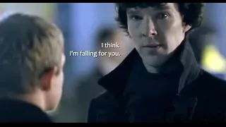 John & Sherlock - Fallin' For You 🕵️‍♂️💖 Love Romantic Johnlock Watson Holmes Story