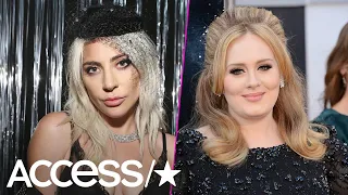 Lady Gaga & Adele Took A Smoke Break Together At Mark Ronson's Grammy Party | Access