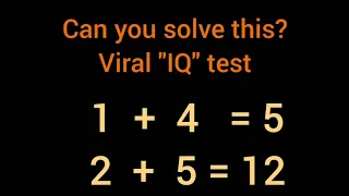 Only genius can solve the viral 1+4=5 puzzle. Answer explained