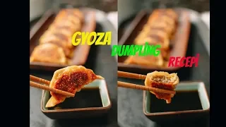 Gyoza Dumplings Recipe - YATAI 屋台 Japanese street food