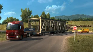 Euro Truck Simulator 2 - Негабаритный перевозчик - Dijon - Geneve