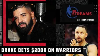 Drake places a $200K bet on the Warriors making the NBA Finals! | Hoop Streams