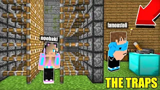 ΚΑΠΟΙΟΣ ΜΕ ΤΡΟΛΑΡΕΙ ΜΕ ΤΑ TRAPS ΣΤΟ MINECRAFT