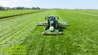 Eerste snede gras maaien | 2024 | Mowing First Cut | Gras Mähen | Lageveen