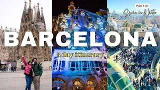 3 Days in Barcelona - Things to do & what to eat | Spain travel in Winter (Part 1)