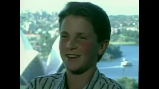 Young Christian Bale on Empire Of The Sun