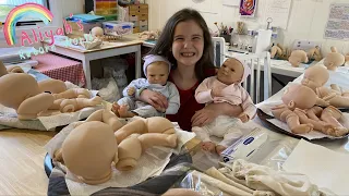 MAKING REBORN BABY DOLLS with ALIYAH