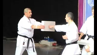 Tameshiwari Demonstration - Martial Art Technique For Breaking Hard Objects