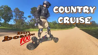 4WD Electric Mountainboard Country Roads