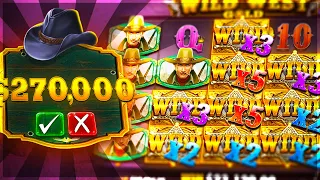 Insane Wild West Gold Setup!? MASSIVE WIN ($270,000+ WINS)