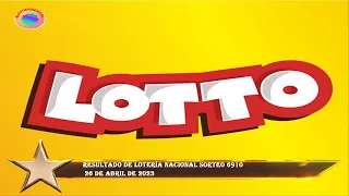 Resultado de Lotería Nacional sorteo 6910  26 de abril de 2023