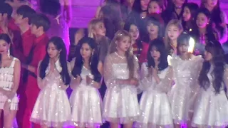 20181225 여자친구(GFRIEND) - 2018 SBS 가요대전 엔딩(Ending) 직캠(Fancam) in 고척스카이돔