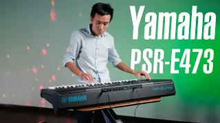 Trên tay đàn organ Yamaha PSR-E473