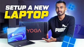 How to Setup a New Laptop? Step-by-Step Detailed Video 2024⚡Setup Your Windows 11 Laptop Like A Pro