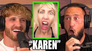 LOGAN CALLS OUT MIKE FOR BEING A "KAREN" (MIKE FREAKS OUT!)