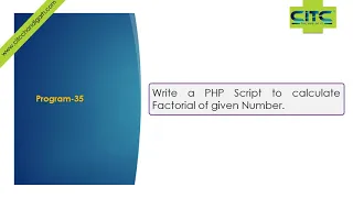 PHP Do-While Calculate Factorials of Given Number Video Tutorials