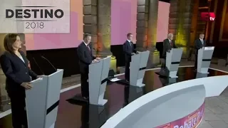 Primer debate entre los aspirantes a la presidencia