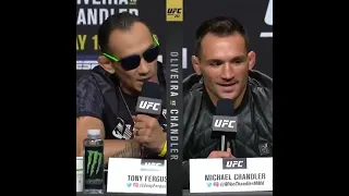 Tony Ferguson with the line of the year "you got Dana White privilege"