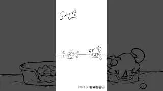 Catnapping with the Kitten 🐱 | Simon's Cat Extra | #shorts