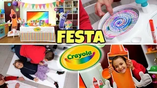 FESTA A SORPRESA CRAYOLA 🎨 Coloriamo e Giochiamo Insieme