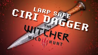 How I make LARP safe daggers and swords - Ciri's Dagger from 'The Witcher 3'