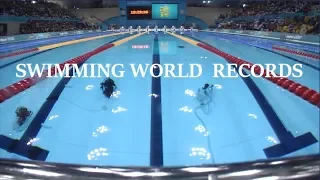 SWIMMING WORLD RECORDS (25) 4×100m freestyle relay, women 3:26.53