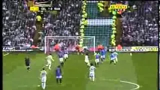 Shunsuke Nakamura Goal - Celtic 2 Rangers 1 - Scottish Premier League (16/4/08)