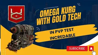 War Commander omega  Krug with  Gold Tech in real pvp test  (incredible ) see how it looks