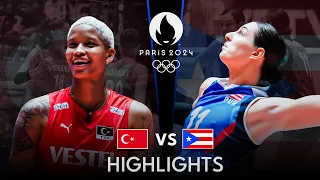 TURKIYE vs PUERTO RICO | Highlights | Women's OQT 2023