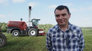 RSM F 2550 на заготовке сенажа