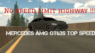 Mercedes AMG gt63s top speed ( AUTOBAHN ) no speed limit highway.