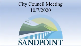 City of Sandpoint | City Council Meeting | 10/07/2020
