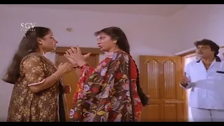 Mind Blowing Climax Scene Of Hrudaya Haadithu Kannada Movie | Ambarish | Bhavya | Malashree