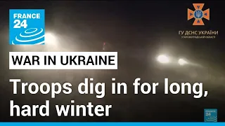 Storms, power outages hit Ukraine as troops dig in for winter • FRANCE 24 English