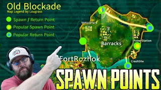 KNOW YOUR SPAWN POINTS  -  METRO ROYALE - PUBG MOBILE