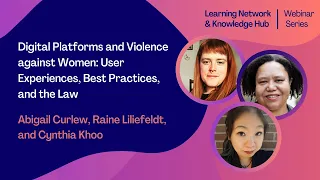 Digital Platforms and Violence against Women: User Experiences, Best Practices, and the Law