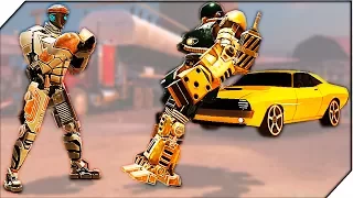 Atom ПОБЕДИЛ 24 РОБОТА (Часть 1) - Игра Real Steel World Robot Boxing # 7 Игра живая сталь