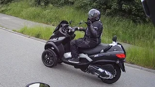 Piaggio MP3 500 wegen Protest ;-) Dual Vlog ( Sabrina wird Feucht ) ;-)