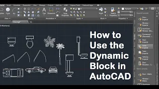 How to Use the Dynamic Block in AutoCAD #autocad