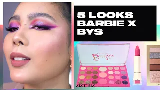 5 LOOKS Barbie x BYS Makeup Tutorial