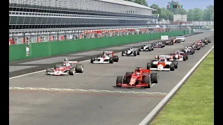 Ferrari F1 2018 vs All McLaren F1 Cars - Monza