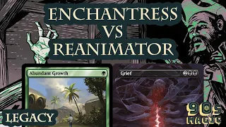 Mono Green Enchantress vs Dimir Reanimator [MTG Legacy]