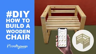 DIY How to Build a Wooden Chair 🪑 | craftyamigo