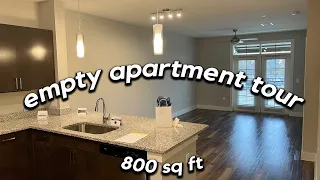 Empty Apartment Tour ✰ 800 sq foot 1 bedroom in Dallas, Texas suburb