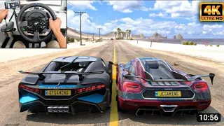 Bugatti Divo & Koenigsegg Agera RS |Forza Horizon 5| Thrust.master T30ORS,gameplay