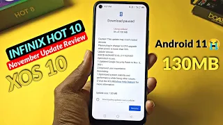 Infinix Hot 10 November Update Review | 130 MB, New Features🔥| Infinix Hot 10 Android 11 Update